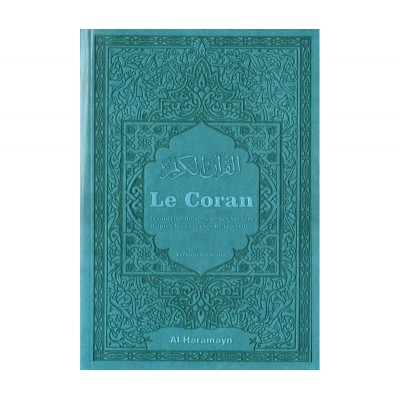 Le Coran français couverture souple - TURQUOISE - Al-Haramayn Edition